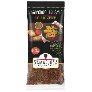 Приправа GAMARJOBA для картофеля /пакет/ 50г*20
