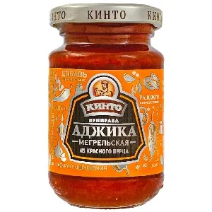 Соус КИНТО Аджика Мегрельская" из красного перца /стекло/ 195г*12