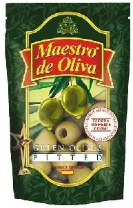 Оливки MAESTRO DE OLIVA без косточки /дой-пак/ 170г*12 Оливки MAESTRO DE OLIVA без косточки /дой-пак/ 170г*12