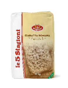 Смесь Le 5 Stagioni для чиабатты (сухая) "Чиабатта Романа" 10кг*1 Смесь Le 5 Stagioni для чиабатты (сухая) "Чиабатта Романа" 10кг*1