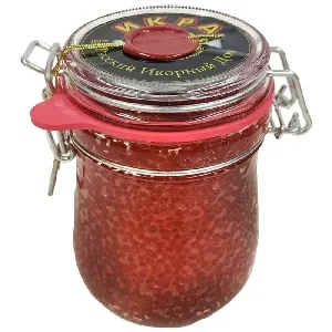 Икра РУССКИЙ ИКОРНЫЙ ДОМ Горбуши /стекло крышка "евро замок"/ 500г*1 Икра РУССКИЙ ИКОРНЫЙ ДОМ Горбуши /стекло крышка "евро замок"/ 500г*1