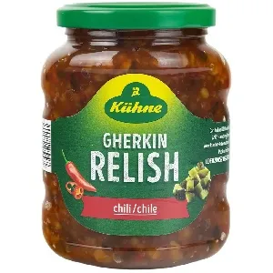 Соус гриль KUHNE "Релиш" с огурцами и перцем Чили /стекло/ 350г*6