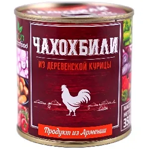 Чахохбили ECOFOOD из деревенской курицы /жесть/ 350г*6 Чахохбили ECOFOOD из деревенской курицы /жесть/ 350г*6