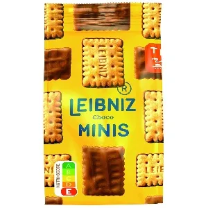 Мини-печенье BAHLSEN [В41] LEIBNIZ MINIS CHOCO сливочное с молочным шоколадом 100г*21