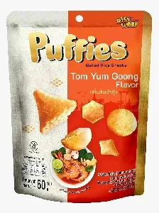 Рисовые снеки R!SE BUDDY со вкусом «Том Ям» 60г*20