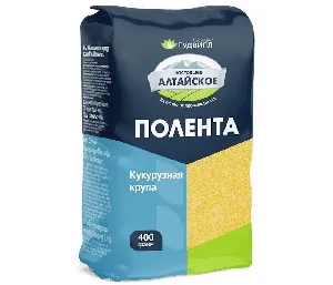 Полента АЛТАЙСКОЕ кукурузная мука /пакет/ 400г*6
