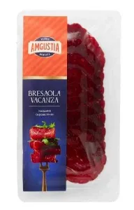 Говядина AMGUSTIA "Bresaola Vacanza" (Брезаола Ваканза), с/в, нарезка 70г*15 Говядина AMGUSTIA "Bresaola Vacanza" (Брезаола Ваканза), с/в, нарезка 70г*15