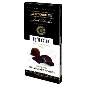 Шоколад Dy`Nastie LUXURY темный "Миланский трюфель" (шоубокс 10шт) 100г*40 