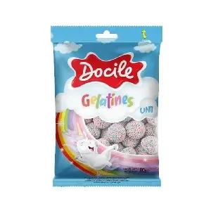 Мармелад DOCILE Единорог - со вкусом клубники GELATINES UNI /пакет/ 80г*24