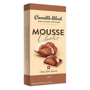 Шоколад CAMILLE BLOCH MOUSSE LAIT молочный с начинкой из шоколадного мусса 100г*12