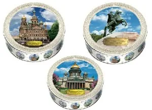 Печенье MONTE CRISTO "Санкт-Петербург" /жесть/ 400г*12
