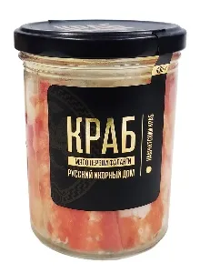 Мясо РИД Краба консервированное (первая фаланга) /стекло/ 430г*1
