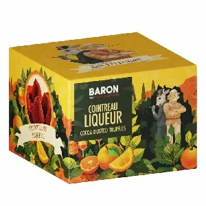 Трюфели BARON французские с ликёром Cointreau 100г*9 Трюфели BARON французские с ликёром Cointreau 100г*9