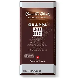 Шоколад CAMILLE BLOCH GRAPPA POLI горький с граппой 100г*12