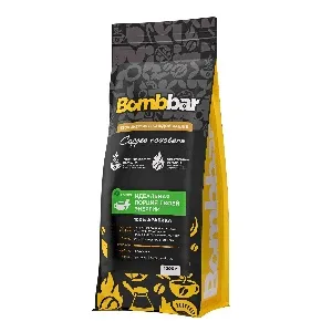 Кофе BOMBBAR жареный в зернах. Арабика 100% /пакет/ 1000г*11