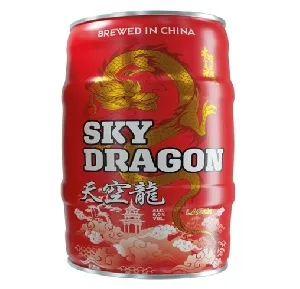 Пиво SKY DRAGON LAGER светлое нефильтрованное неосветленное пастеризованное 5,0%, бочонок /жесть/ 5л*2 Пиво SKY DRAGON LAGER светлое нефильтрованное неосветленное пастеризованное 5,0%, бочонок /жесть/ 5л*2