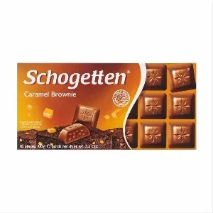 Шоколад SCHOGETTEN молочный с шокол. кремом,печеньем, карамелью 100г*15