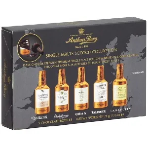 Конфеты ANTHON BERG ассорти с виски Single Malts Scotch Collection /картон/ 78г*14