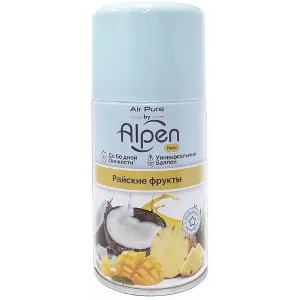 ALPEN СМЕННЫЙ баллон для автом.освежит. "Райские фрукты" серии "Verti" 250мл
