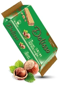 Вафли TOREN Delisso с начинкой из фундука 40г*24 Вафли TOREN Delisso с начинкой из фундука 40г*24