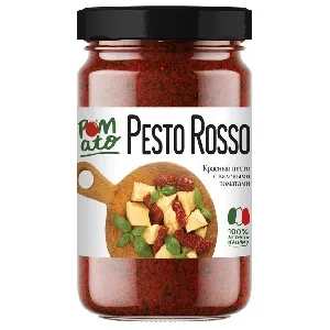 Соус POMATO PESTO ROSSO Красный песто с вялеными томатами /стекло/ 190г*12