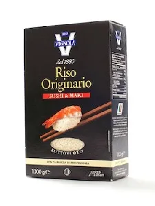 Рис RISO VIGNOLA для суши Ризо Виньола белый круглозёрный /картон/ 1кг*10 Рис RISO VIGNOLA для суши Ризо Виньола белый круглозёрный /картон/ 1кг*10