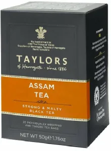 Чай TAYLORS черный Ассам 20 пак. /картон/ 50г*6