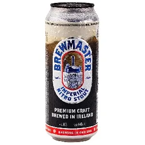 Пиво BREWMASTER темное NITRO STOUT алк. 4,2% /жесть/ 0,44л*24