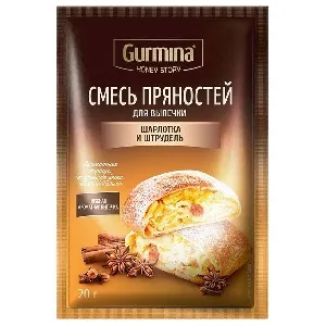 Смесь GURMINA HONEY STORY Шарлотка и штрудель 20г*25 Смесь GURMINA HONEY STORY Шарлотка и штрудель 20г*25
