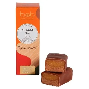 Батончик BOB №4 глазированный Карамельный /шоубокс/ 45г*12