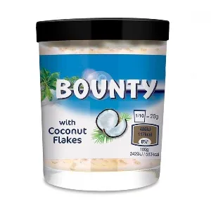 Шоколадная паста Bounty с кокосовой стружкой /стекло/ 200г*6 Шоколадная паста Bounty с кокосовой стружкой /стекло/ 200г*6