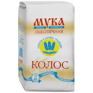 Мука КОЛОС пшеничная тип М75/23 /бум.пак/ 2кг*6