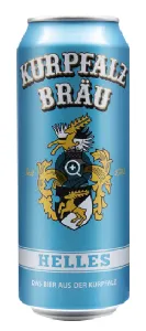 Пиво KURPFALZ BRAU HELLES Курпфальц Брой Хеллес 5,2% /жесть/ 0,5л*24