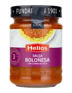 Соус HELIOS томатный 6007452 с говядиной "Salsa bolonesa" /стекло/ 380г*8