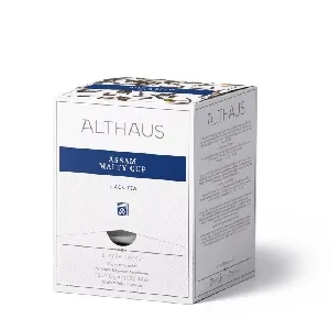 Чай ALTHAUS Assam Malty Cup Ассам Молти Кап (2,75г*15) пирамидки /картон/ 41,25г*12