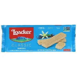 Вафли LOACKER CLASSIC хрустящие с ванильной начинкой 175г*18 Вафли LOACKER CLASSIC хрустящие с ванильной начинкой 175г*18