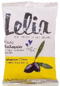 Оливки LELIA Каламата в оливковом масле /пакет/ 275г*12