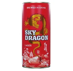 Пиво SKY DRAGON LAGER светлое нефильтрованное неосветленное пастеризованное 5,0% /жесть/ 1л*6 Пиво SKY DRAGON LAGER светлое нефильтрованное неосветленное пастеризованное 5,0% /жесть/ 1л*6