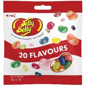 Драже JELLY BELLY 20 FLAVOURS жевательное ассорти 20 вкусов /пакет/ 70г*12