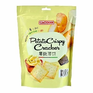 Крекер GAODIAN картофельный со вкусом нори /флоупак/ 168г*12 Крекер GAODIAN картофельный со вкусом нори /флоупак/ 168г*12