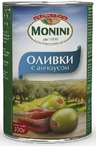 Оливки MONINI с анчоусом /жесть/ 300г*12 Оливки MONINI с анчоусом /жесть/ 300г*12