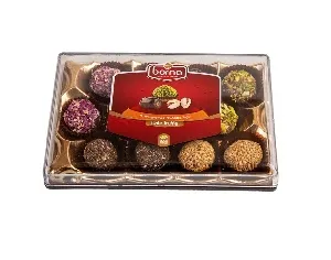 Финиковые трюфели BORNA ассорти, без сахара /пластик/ 200г*20