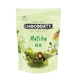 Конфеты CHOCODATE финики с миндалем в шоколаде с матчей /дой-пак/ 90г*12