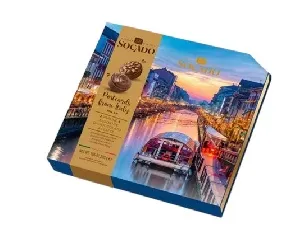 Конфеты SOCADO ассорти из мол.шок. "Милан" /картон/ 200г*8