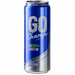 ***Напиток GO Сhamp безалкогольный энергетический газированный Оригинальный /жесть/ 430мл*24