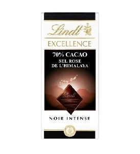 Шоколад LINDT EXCELLENCE Горький 70% с розовой ГИМАЛАЙСКОЙ солью 100г*20