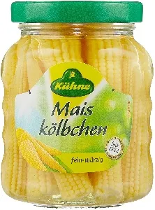 Кукурузные початки KUHNE /стекло/ 180г*10