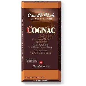 Шоколад CAMILLE BLOCH COGNAC NOIR горький с коньяком 100г*12
