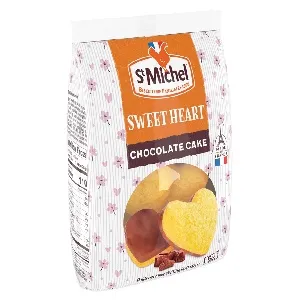Пирожные StMICHEL [042697] SWEET HEART в форме сердца покрытые молочным шоколадом 125г*10