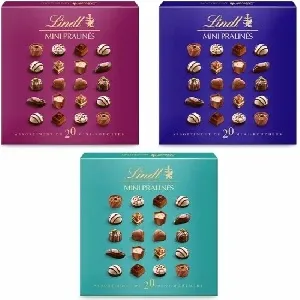 Кофеты LINDT PRALINES ассорти из молочного, темного и белого мини-пралине /картон/ 100г*8 Кофеты LINDT PRALINES ассорти из молочного, темного и белого мини-пралине /картон/ 100г*8